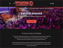 Tablet Screenshot of knuckleheadskc.com